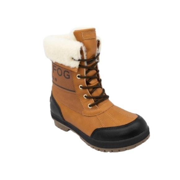 LONDON Fog Mely Fleeced Lined Snow Boot Brown 9 - Picture 1 of 13